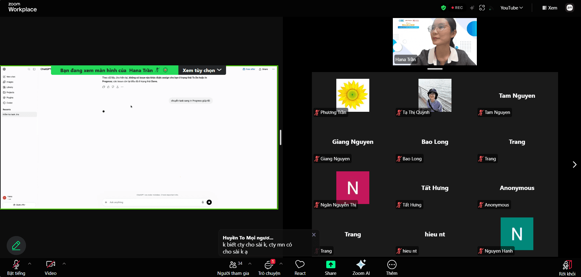 Demo trực tiếp trên Zoom - AI đọc task Jira thật qua MCP, hơn 30 người tham gia