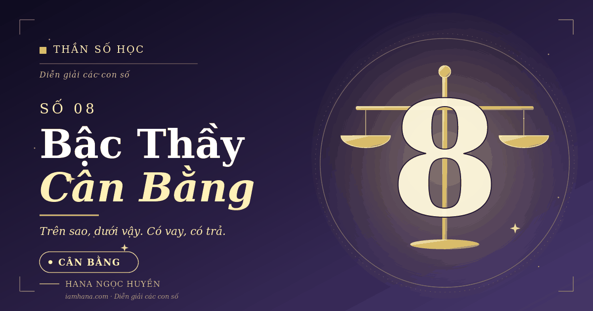 Thần số học - Số 8: Nhà chiến lược